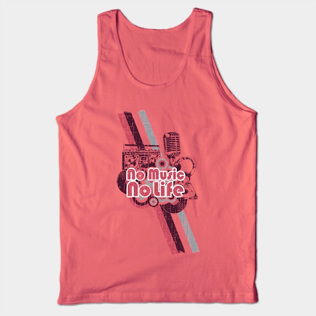 No Music no life Tank Top by SerialWordAbuser